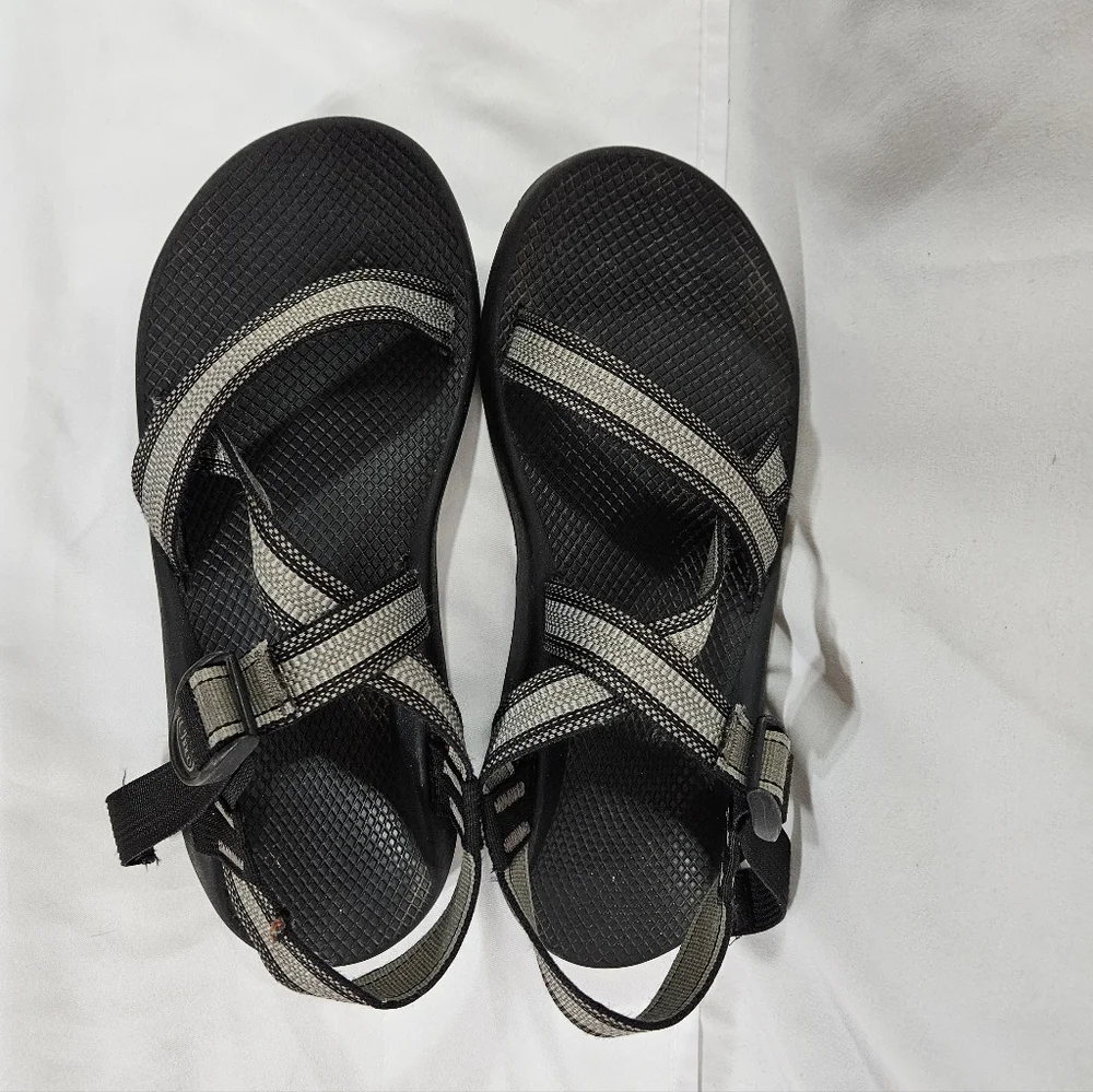 Chaco Z1 black grey sandals men's size 12